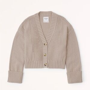 Abercrombie & Fitch Seed Stitch Cardigan